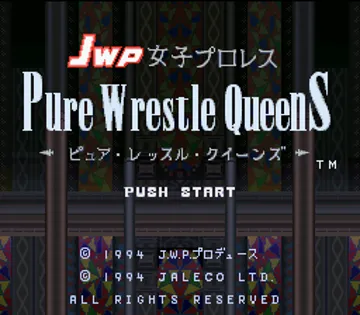 JWP Joshi Pro Wres - Pure Wrestle Queens (Japan) screen shot title